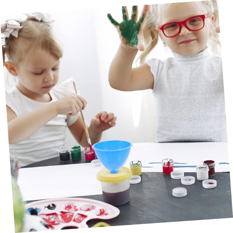 Plastic Micro Mini Funnels 50pcs For Liquid Solid Separation Science Experiments - Image 3